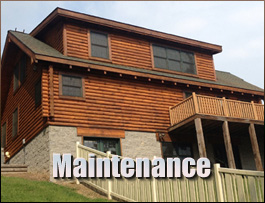  Dawson Springs, Kentucky Log Home Maintenance