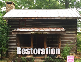 Historic Log Cabin Restoration  Dawson Springs, Kentucky